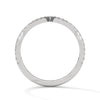 Radiant V-Shape with round cut Lab Grown Diamond Gold Band