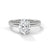 Elegant Oval Solitaire Lab Grown Diamond Gold Ring