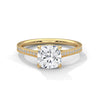Cushion Cut Lab Grown Diamond Gold Ring