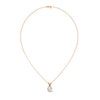 Eternal Radiance Lab Grown Diamond Gold Pendant Chain