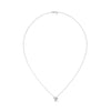 Trio Brilliance Lab Grown Diamond Gold Pendant Chain