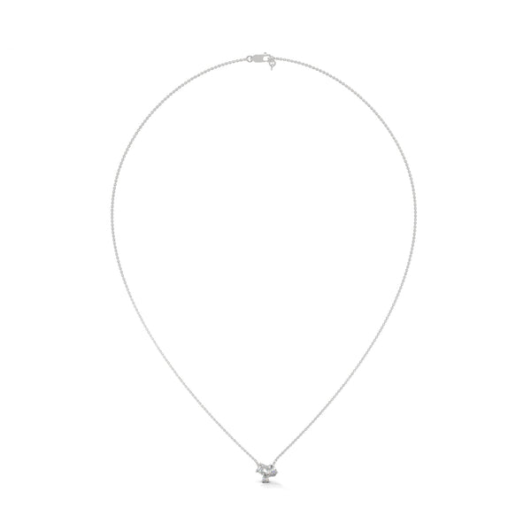 Trio Brilliance Lab Grown Diamond Gold Pendant Chain