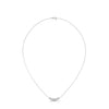 Linear Radiance Lab Grown Diamond Gold Pendant Chain