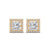 Majesty Princess-Cut Halo Lab Grown Diamond Gold Earrings