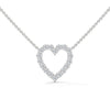 Heart of Brilliance Lab Grown Diamond Gold Pendant Chain