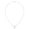 Heart of Brilliance Lab Grown Diamond Gold Pendant Chain