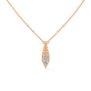 Modern Majesty: Lab Grown Diamond Geometric Gold Pendant Chain