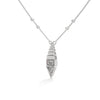 Modern Majesty: Lab Grown Diamond Geometric Gold Pendant Chain