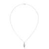 Modern Majesty: Lab Grown Diamond Geometric Gold Pendant Chain