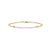 The Celestia Curve is a 5.75-inch bangle bracelet featuring 1.75 carats of 50 dazzling round-cut diamonds—crafted for a refined and radiant statement.