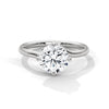 Classic Brilliance Round Cut Lab Grown Diamond Solitaire Gold Ring