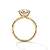 Classic Brilliance Round Cut Lab Grown Diamond Solitaire Gold Ring