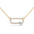 Bound by Brilliance Lab Grown Diamond Gold Pendant Chain