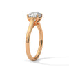 Cushion Cut Lab Grown Diamond Solitaire Gold Ring