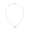 Bound by Brilliance Lab Grown Diamond Gold Pendant Chain