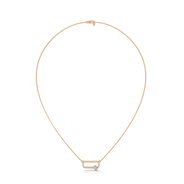 Bound by Brilliance Lab Grown Diamond Gold Pendant Chain