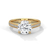 Classic Solitaire Lab Grown Diamond Gold Ring