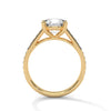 Classic Solitaire Lab Grown Diamond Gold Ring