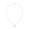 Eternal Love Lab Grown Diamond Heart Gold Pendant Chain