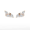 Vine Grace Marquise Lab Grown Diamond Gold Earrings