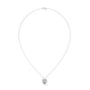 Oval Radiance Lab Grown Diamond Gold Pendant Chain