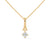 An elegant tribute to timeless style, the Golden Grace Solitaire Pendant highlights a brilliant diamond beneath a flowing gold ribbon-inspired bail.