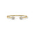 Gracefully curved and brilliantly adorned, the Luna Embrace bangle bracelet features 3.45 carats of oval-shaped diamonds in a 7-inch design—timeless elegance with a bold twist.