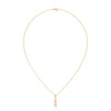 An elegant tribute to timeless style, the Golden Grace Solitaire Pendant highlights a brilliant diamond beneath a flowing gold ribbon-inspired bail.