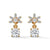 Celestial Radiance Lab Grown Diamond Gold Drop Earrings