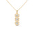 Trinity Glow Lab Grown Diamond Three-Stone Gold Pendant