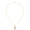 Royal Radiance Lab Grown Diamond Gold Pendant Chain