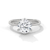 Classic Six-Prong Solitaire Lab Grown Diamond Gold Ring