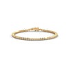 This stunning round-shaped bangle bracelet features 85 sparkling diamonds, totaling 1.98 carats. Its sleek design and perfect fit make it the ultimate statement piece for any occasion.