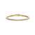 This stunning round-shaped bangle bracelet features 85 sparkling diamonds, totaling 1.98 carats. Its sleek design and perfect fit make it the ultimate statement piece for any occasion.