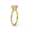 Cushion Cut Lab Grown Diamond Gold Ring