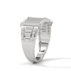 “Luxurious gold men’s diamond ring featuring a bold pavé panel design, delivering unmatched brilliance, premium craftsmanship, and statement-making elegance.”