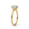 Four-Prong Classic Lab Grown Diamond Gold Ring
