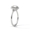 Vintage Halo Lab Grown Diamond Gold Ring