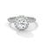 A brilliant round lab-grown diamond encircled by a halo of sparkle — timeless beauty with radiant allure.