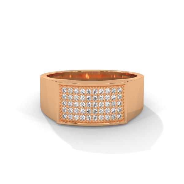“A bold gold diamond ring delivering timeless luxury, exceptional brilliance, and modern style for those who appreciate refined, confident elegance.”