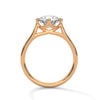Four-Prong Classic Lab Grown Diamond Gold Ring