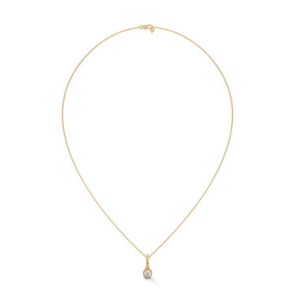Where elegance meets nature—this bloom-inspired pendant sparkles with timeless charm.