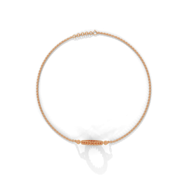 A dazzling bangle bracelet featuring 2 multi-shaped diamonds, totaling 0.50 carats. With a 7-inch length, it offers a refined, versatile look that adds a touch of elegance to any occasion.