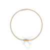 A dazzling bangle bracelet featuring 2 multi-shaped diamonds, totaling 0.50 carats. With a 7-inch length, it offers a refined, versatile look that adds a touch of elegance to any occasion.