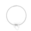 A dazzling bangle bracelet featuring 2 multi-shaped diamonds, totaling 0.50 carats. With a 7-inch length, it offers a refined, versatile look that adds a touch of elegance to any occasion.