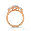 “Radiant Eternity Ring—oval brilliance, pear-diamond elegance, and platinum luxury crafted to symbolize everlasting love, timeless beauty, and unforgettable milestone moments.”