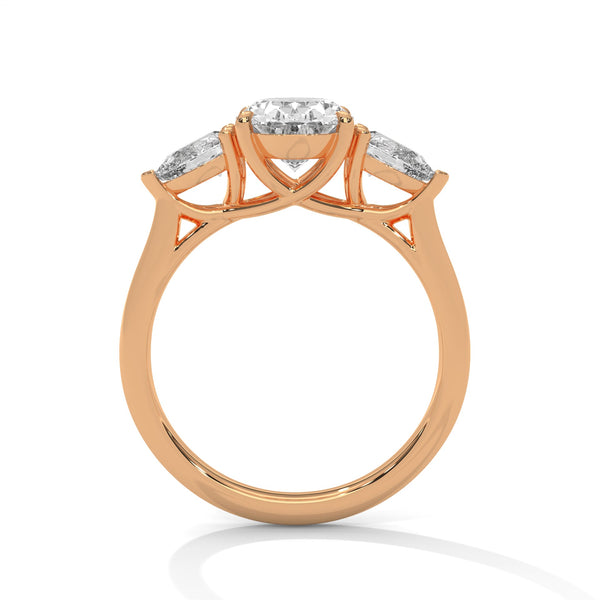 “Radiant Eternity Ring—oval brilliance, pear-diamond elegance, and platinum luxury crafted to symbolize everlasting love, timeless beauty, and unforgettable milestone moments.”