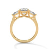 “Radiant Eternity Ring—oval brilliance, pear-diamond elegance, and platinum luxury crafted to symbolize everlasting love, timeless beauty, and unforgettable milestone moments.”