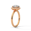 “Celestial Halo Ring—round-cut brilliance, radiant halo sparkle, and white-gold elegance crafted to symbolize everlasting love, timeless beauty, and unforgettable engagements.”