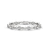 This exquisite tennis bracelet features 62 emerald-shaped diamonds, totaling 7.01 carats. With a 6.50-inch length, it is a stunning accessory that offers a perfect balance of brilliance and sophistication.
